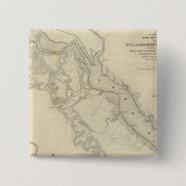 Williamsburg till Vita huset Knapp (Framsida)