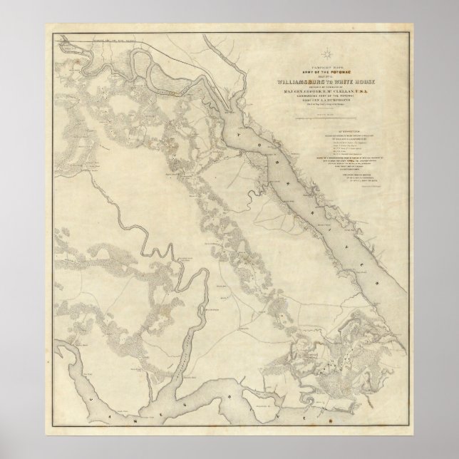 Williamsburg till Vita huset Poster (Framsidan)