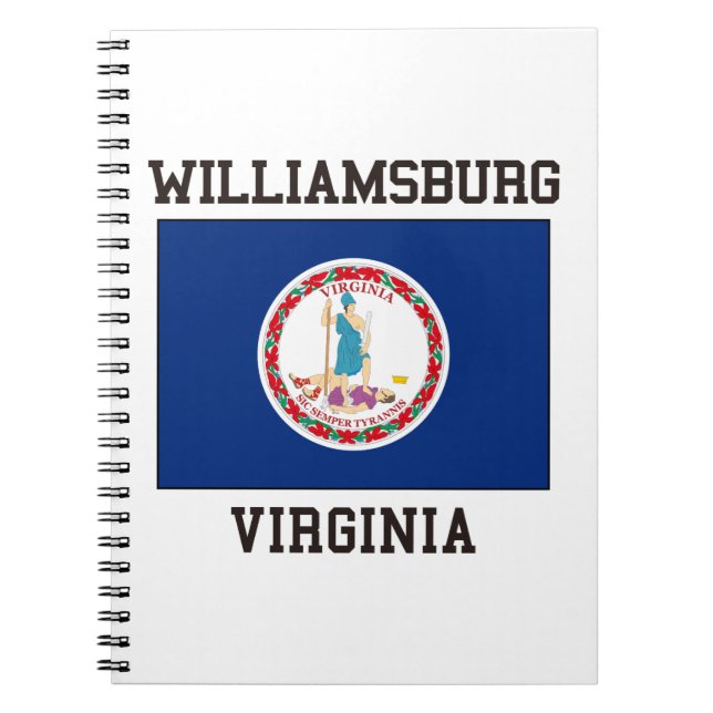 Williamsburg Virginia Anteckningsbok (Framsidan)