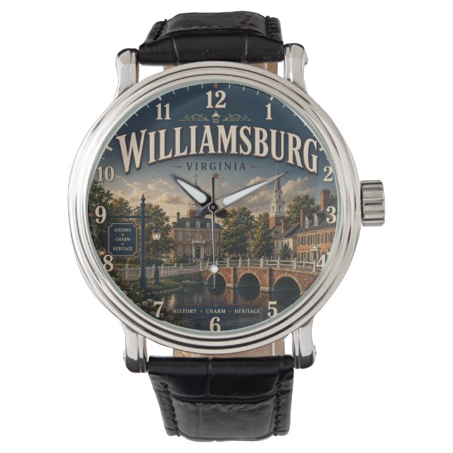 Williamsburg Virginia Armbandsur (Framsida)