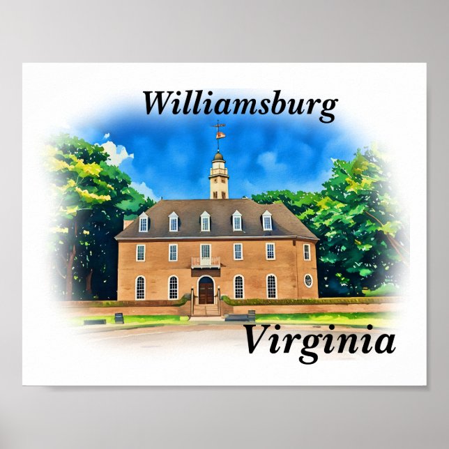 Williamsburg, Virginia Poster (Framsidan)
