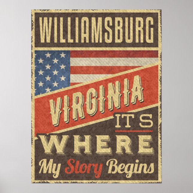 Williamsburg Virginia Poster (Framsidan)