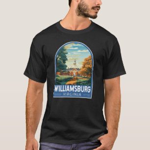 Williamsburg Virginia Travel Art Vintage T Shirt