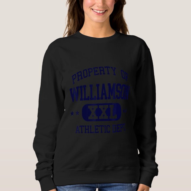 Williamson Retro Atletisk Egendomsavdelning T Shirt (Framsida)