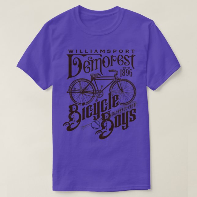 Williamsport Demorest Bicycle Boys T Shirt (Design framsida)