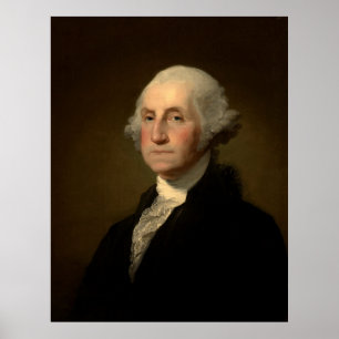 Williamstown Porträtt av George Washington Poster