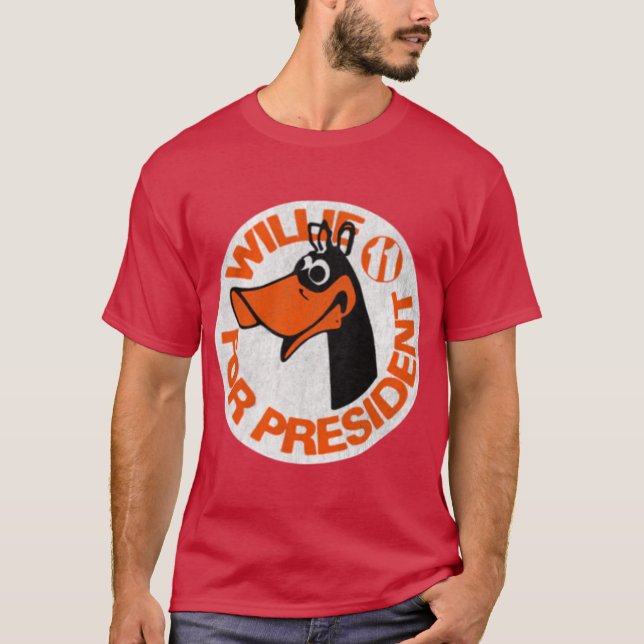 Willie Anka till president T Shirt (Framsida)