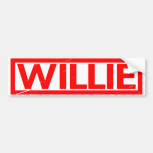 Willie Frimärke Bildekal