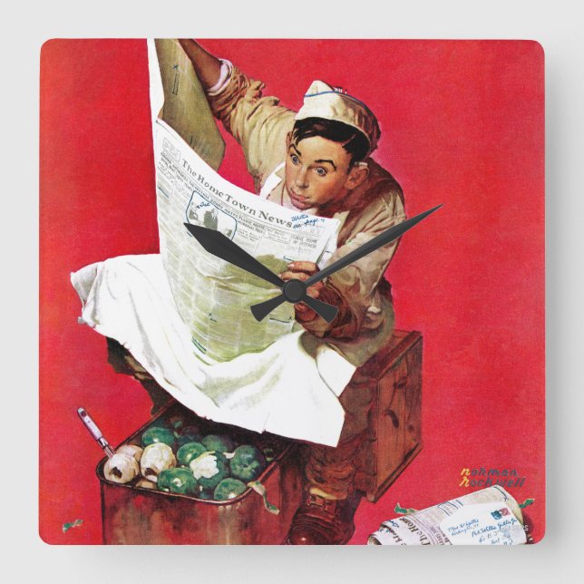 Willie Gillis on K.P Fyrkantig Klocka (Framsida)