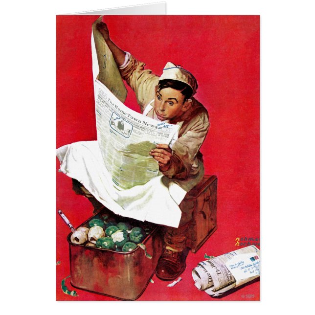 Willie Gillis on K.P Hälsningskort (Framsidan)