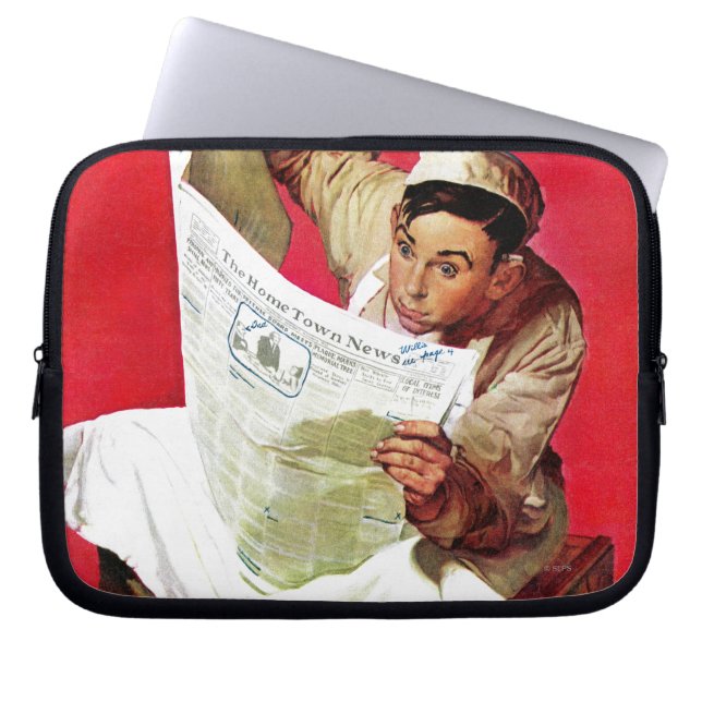 Willie Gillis on K.P Laptop Sleeve (Framsidan)