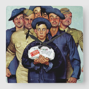 Willie Gillis' Paket från Home Fyrkantig Klocka