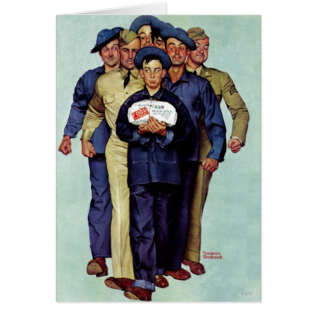 Willie Gillis paket hemifrån Hälsningskort (Framsidan)