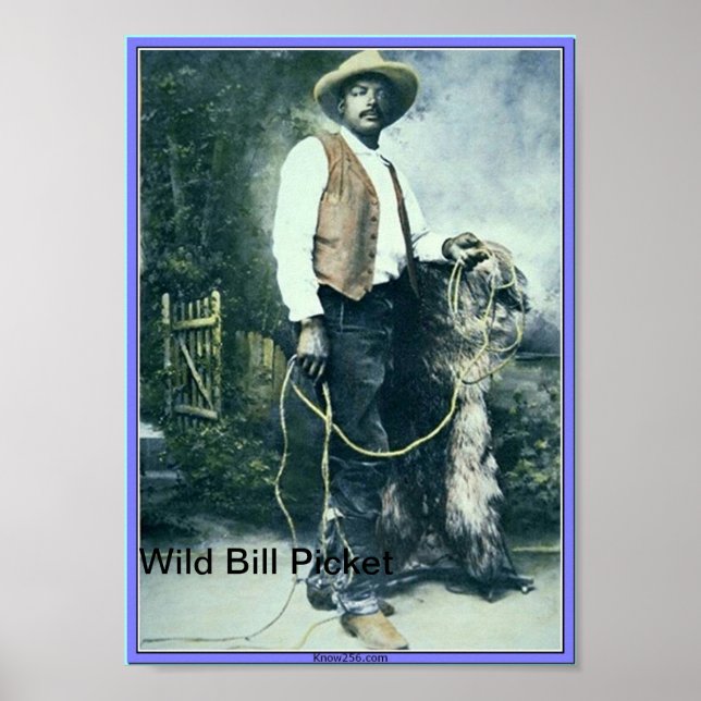 Willie M. "Bill" Pickett Poster (Framsidan)