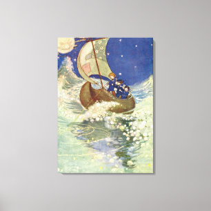 Willie Pogánys Wynken, Blynken och Nod Canvastryck