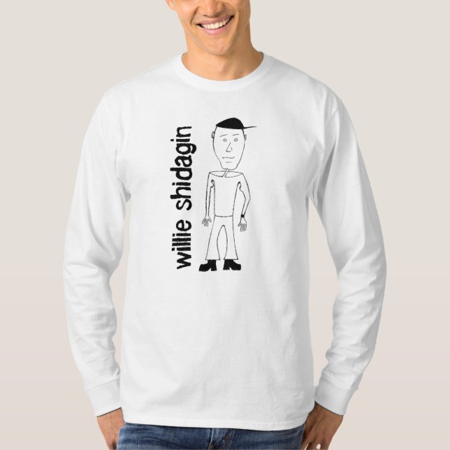 Willie Shidagin Långärmad T-shirt (Framsida)