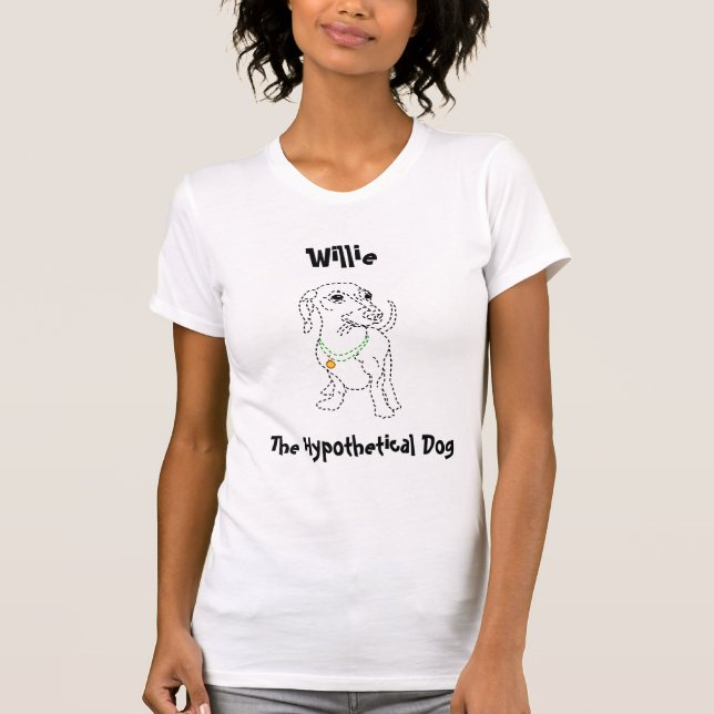 Willie the Hypothetical Hund Tanktop Tee (Framsida)