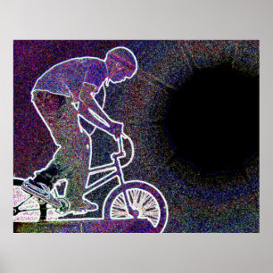WillieBMX den glödande kanten Poster