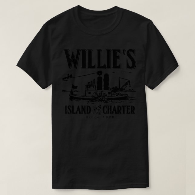 Willies Island Charters T Shirt (Design framsida)