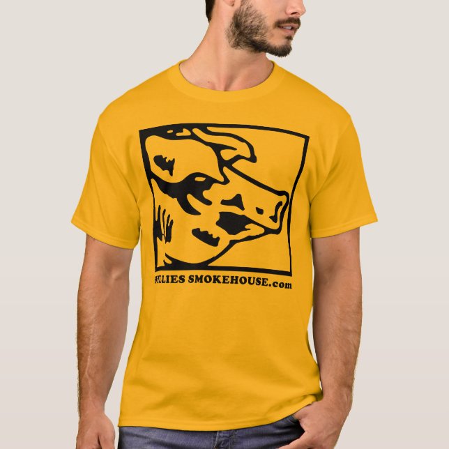 WILLIES PIGG LOGOTYP BLACK (STOR) T SHIRT (Framsida)