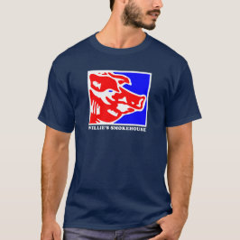 WILLIES ROKEHOUSE AMERICA LOGOTYP T SHIRT