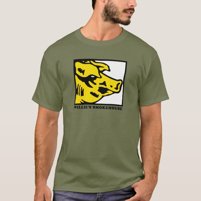 WILLIES ROKEHOUSE FÄRG PIGG LOGOTYP T-Shirt (Framsida)