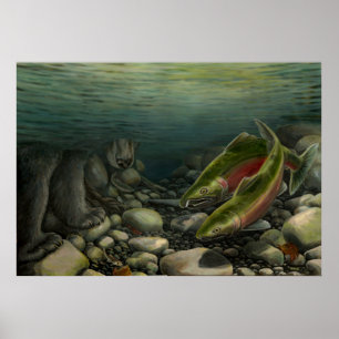 Willife Painting Canadian Nature Painting Poster
