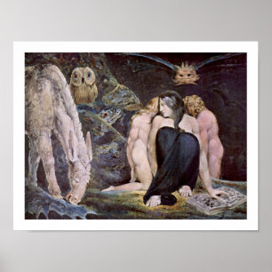 Willim Blake - Hecate; Natt av Enitharmons glädje Poster