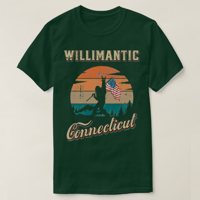 Willimantic Connecticut T Shirt (Design framsida)