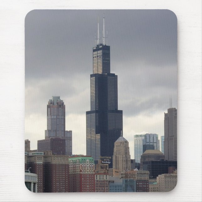 Willis Torn - Chicago, Illinois Mousepad Musmatta (Framsidan)