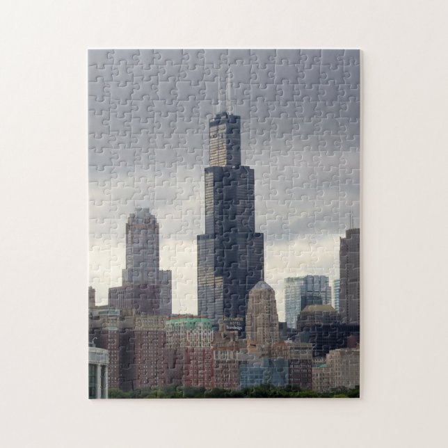 Willis Torn - Chicago Skyline - 11x14 - 252 pc Pussel (Vertikal)