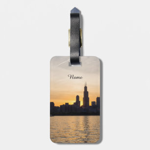 Willis Torn Sunset Silhouette Bagagebricka
