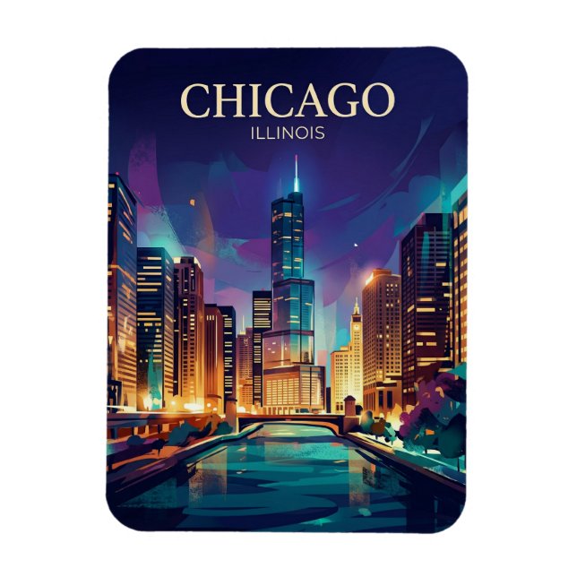Willis Tower USA Magnet (Vertikal)