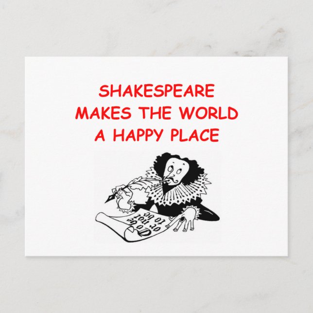 williska shakespeare vykort (Framsida)