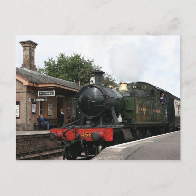 Williton station, Väster Somerset Railway, Förenad Vykort (Framsida)
