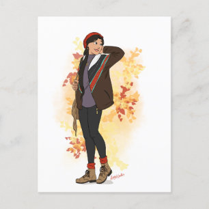 Willow Autumn-vykort Vykort