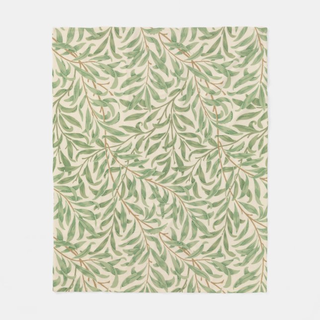 Willow Bough (av William Morris) Fleece Blanket (Framsidan)