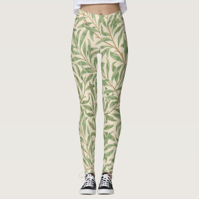 Willow Bough (av William Morris) Leggings (Framsida)
