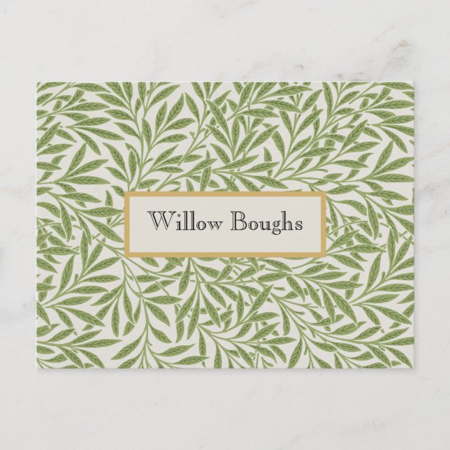 Willow Boughs by William Morris Vykort (Framsida)