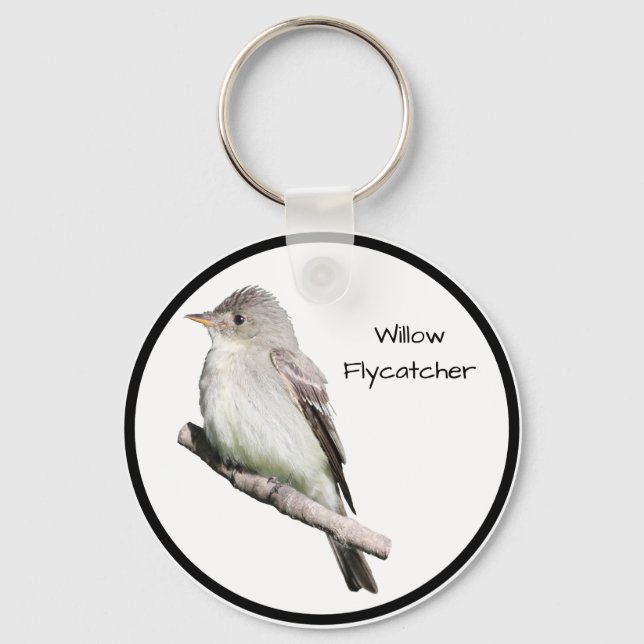 Willow Flycatcher Nyckelring (Framsida)