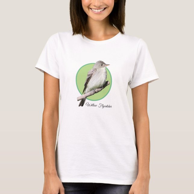Willow Flycatcher T Shirt (Framsida)