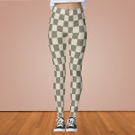 Willow Grått och Bone Checkerboard Leggings<br><div class="desc">Willow Grått och Bone Checkerboard</div>