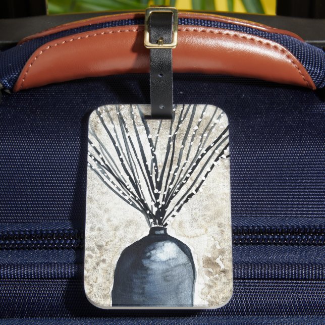 Willow i vas vattenfärg bagagebricka (Framsida Insitu 2)