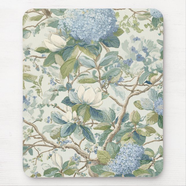 Willow Little Magnolia Wallpaper Floral Coastal Musmatta (Framsidan)