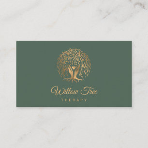Willow Livets träd Coach, Therapy, Psykolog B Visitkort