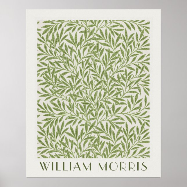 Willow Mönster (1874) av William Morris Poster (Framsidan)