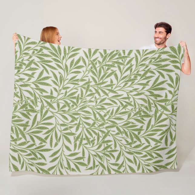 Willow Mönster, William Morris Fleecefilt (På plats)