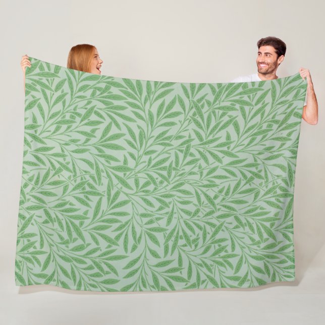 Willow Mönster, William Morris Fleecefilt (På plats)