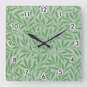 Willow Mönster, William Morris Fyrkantig Klocka