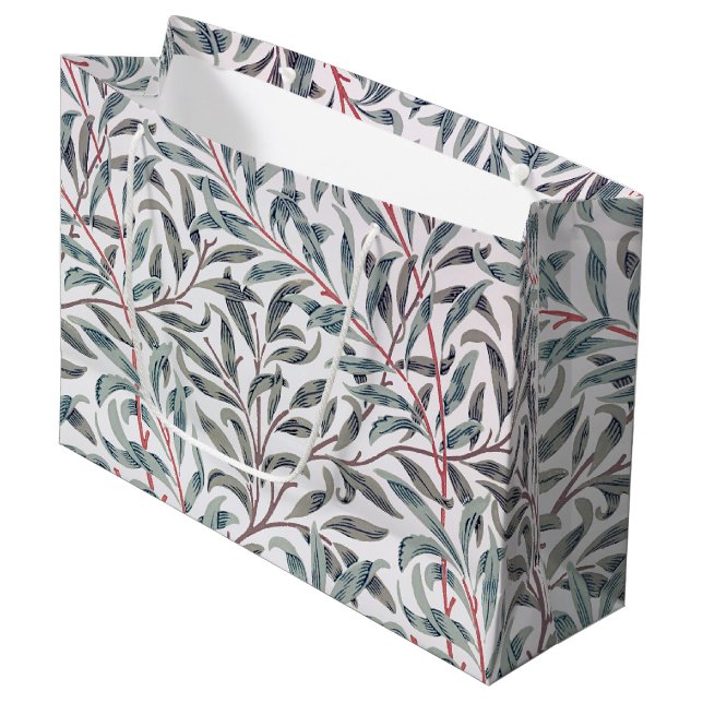 Willow Mönster, William Morris Large Gift Bag (Framsidan Vinklad)